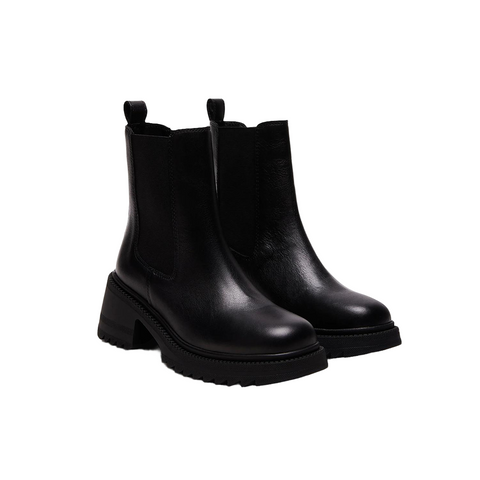 Botas Negras de cuero - para mujeres | Black leather boots - for women