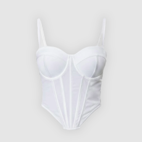 Top Corset Estructurado - Pure White