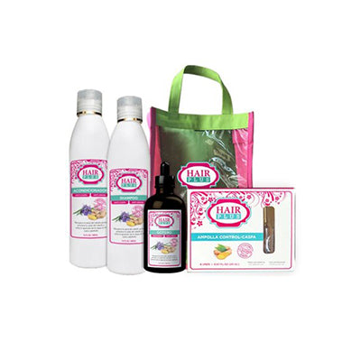 Dandruff control with 6 ampoules kit